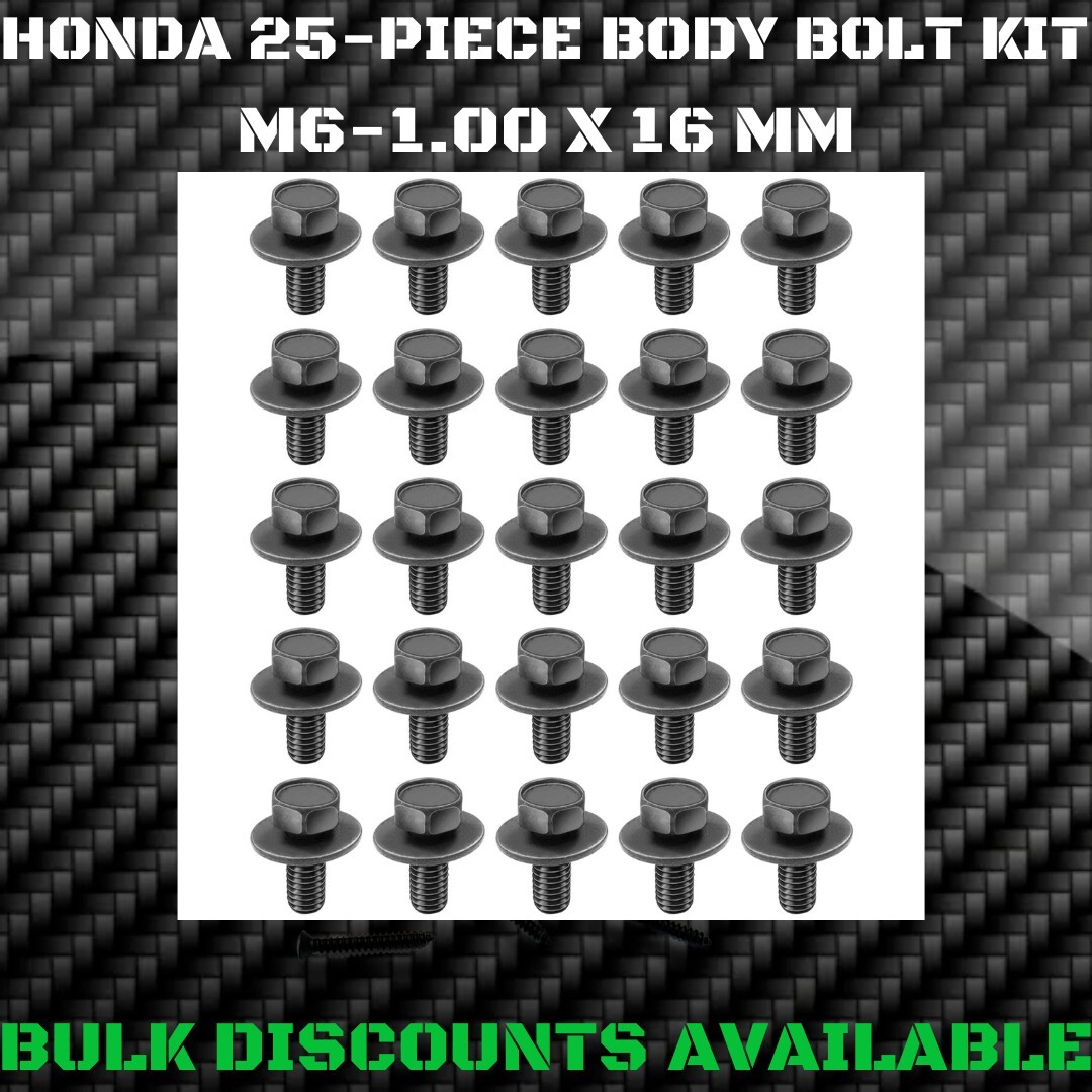 2010-2011 Honda Accord Crosstour Hood Fender Door Hatch Bumper BODY BOLTS OEM M6