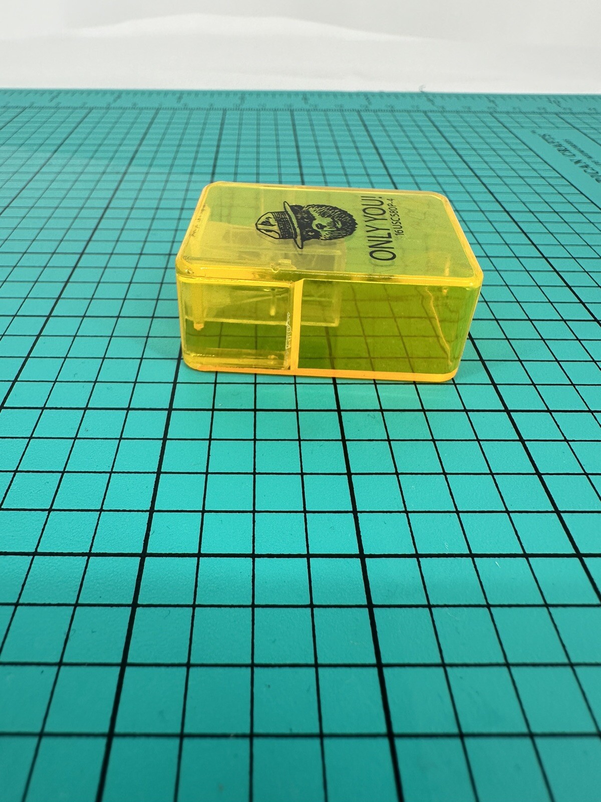 Smokey The Bear Pencil Sharpener Yellow