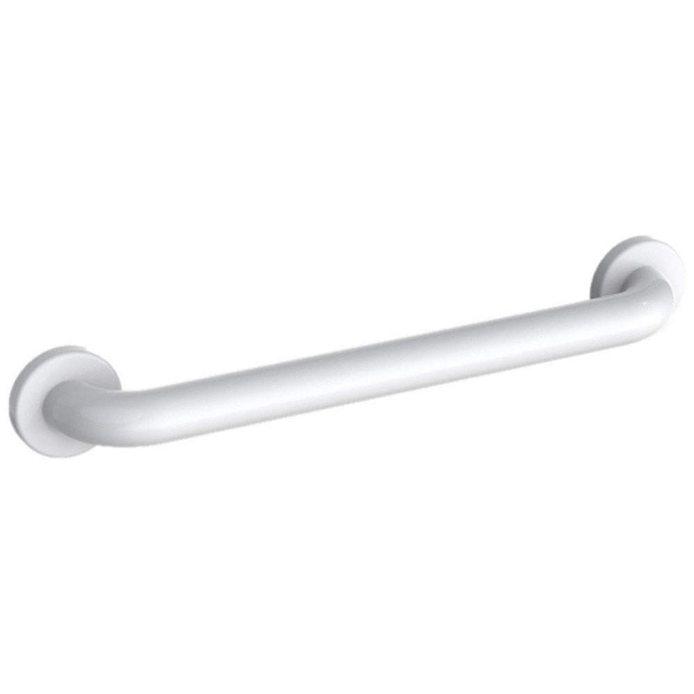 WINGITS WGB6YS12WH Grab Bar,SS,Painted,12 in L 6RGH3