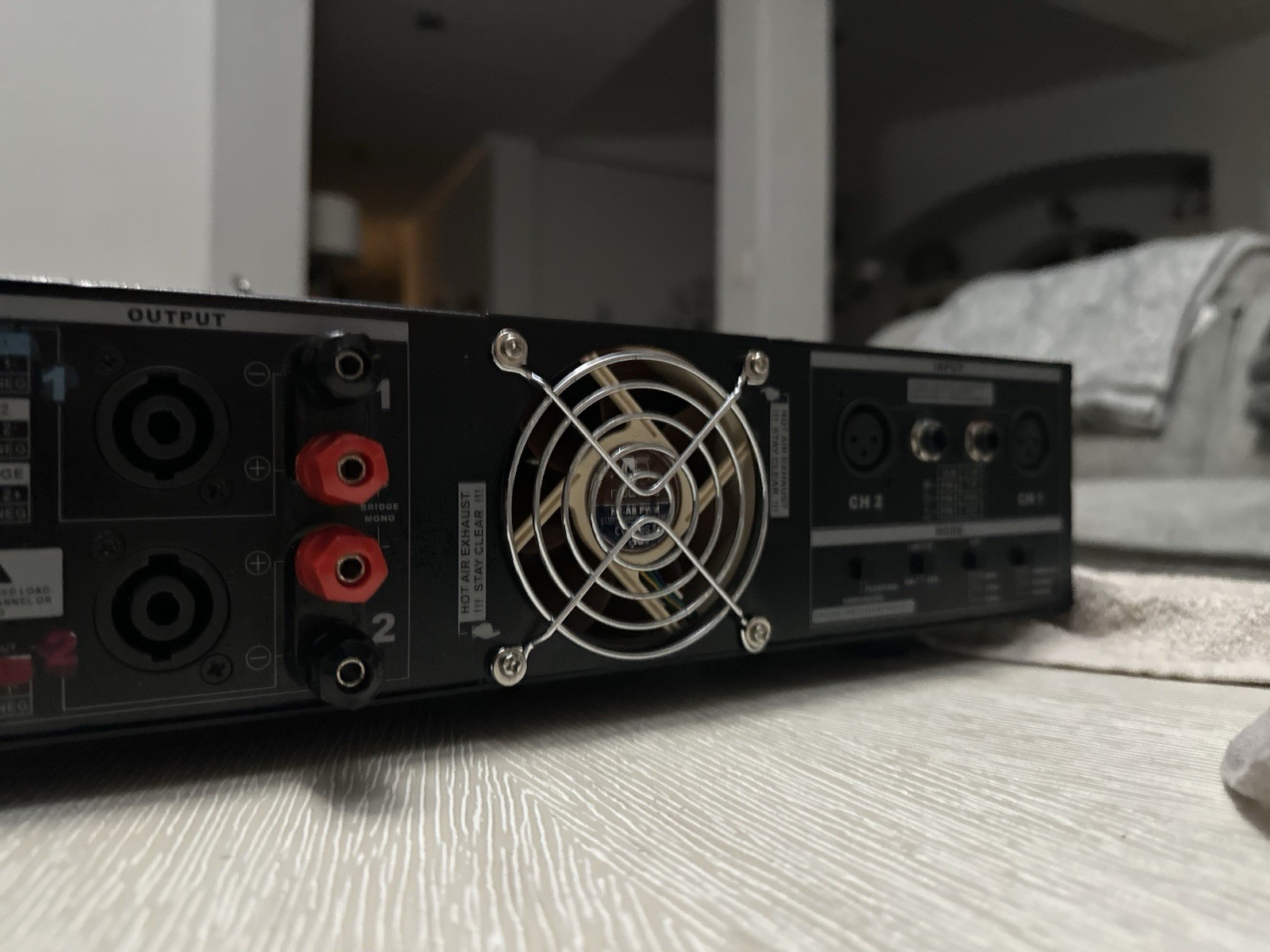 Phonic MAX 1500 Power Amplifier - AUDIOPHILE SILENT MOD Noctua Fan 2U Rack Amp