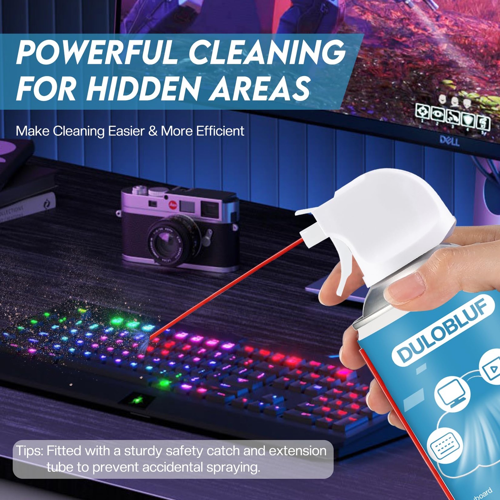 Compressed Air Duster: Computer Keyboard Air Cleaner