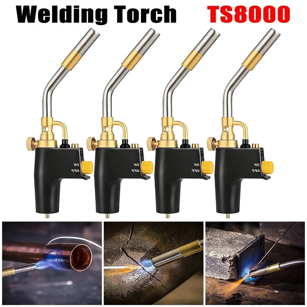 4X Propane Torch Head Trigger Start MAP Gas Torch Head Welding Torch MAPP Torch