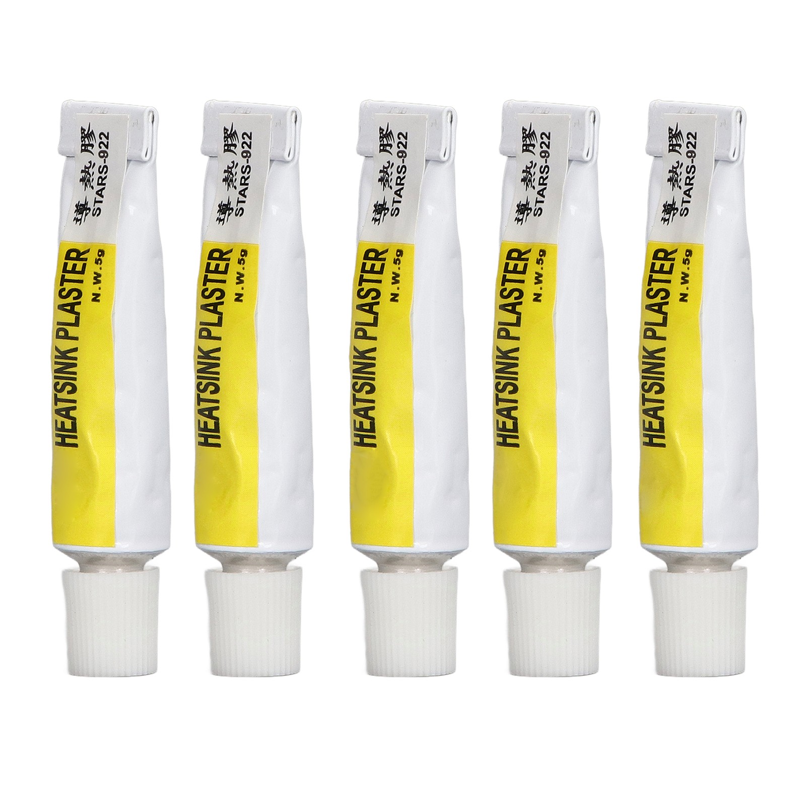 5PCS CPU Thermal Paste High Conductivity For 3D Printers White