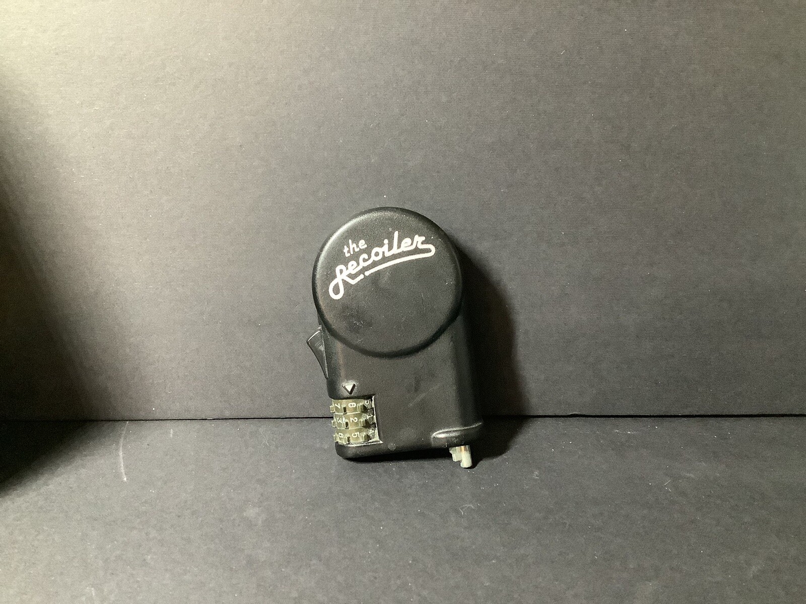 Vintage 1980's "The Recoiler" Retractable Combination Cable Lock for Ski - Works