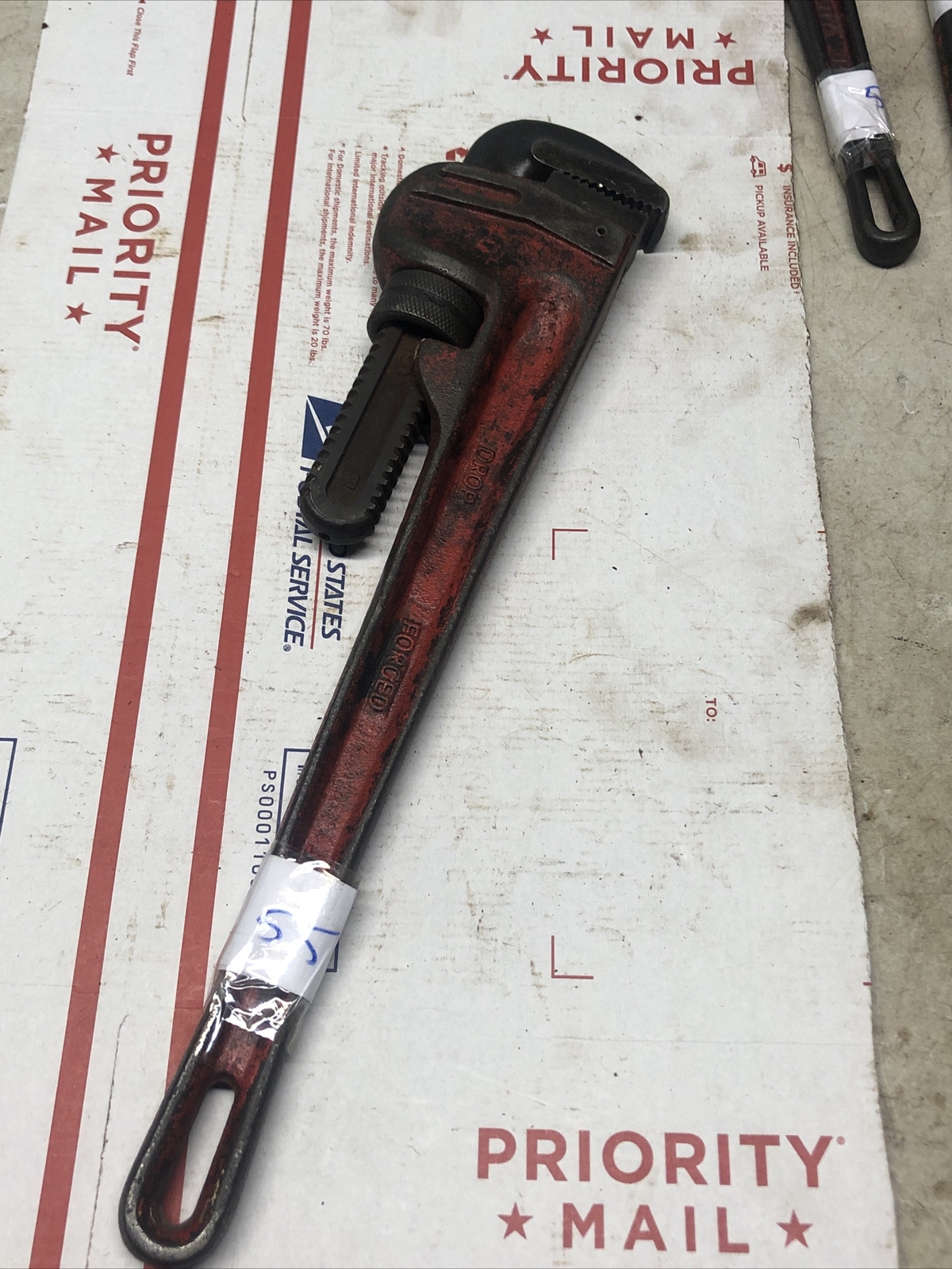 KC PRO 18" Straight Pipe Wrench ~Heavy Duty 18" PIPE WRENCH #55