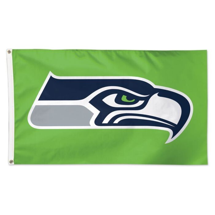 Seattle Seahawks Football fans 3x5 ft Green Flag - Ideal NFL Gift Banner