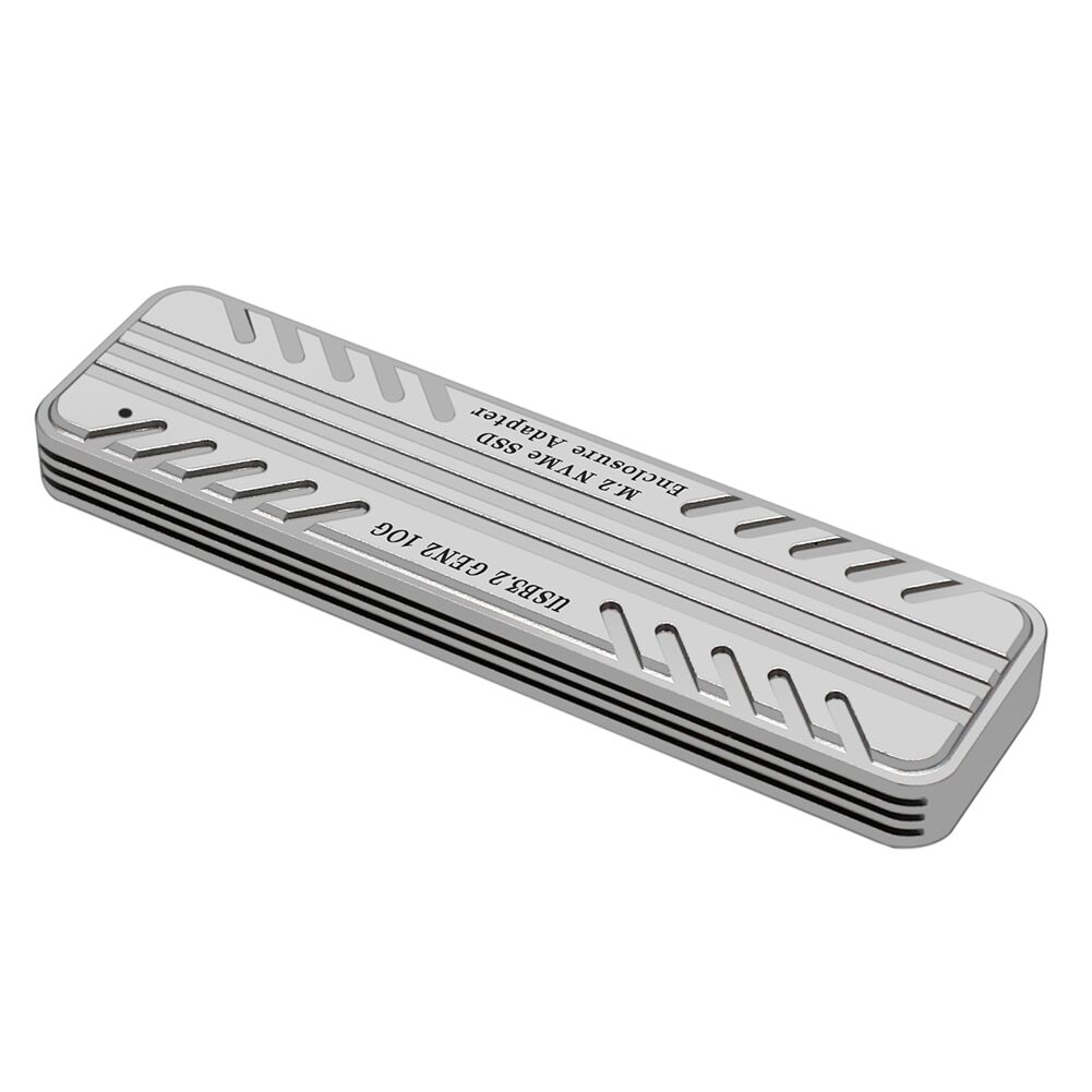 Type-C USB3.2 Gen2Aluminum M.2 NVMe Solid State Drive External Enclosure 10Gbps