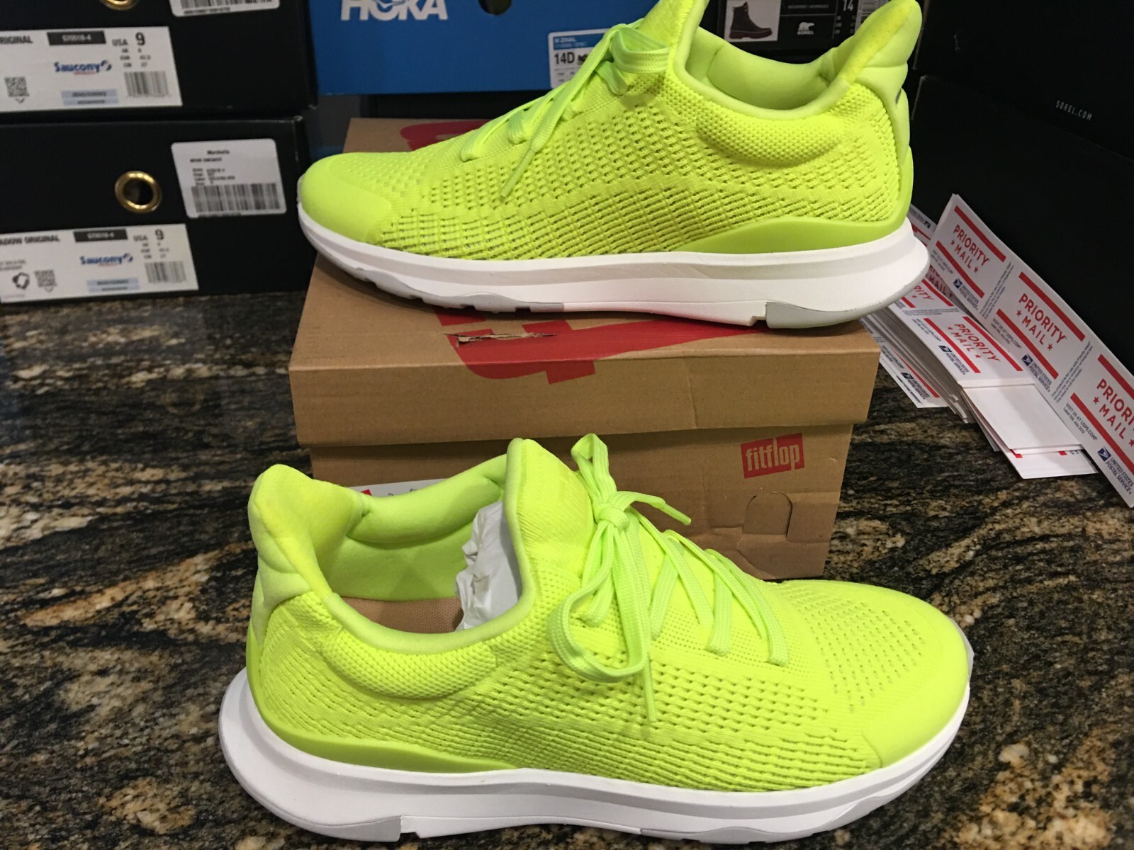 NEW Womens Fitflop Vitamin FFX Knit Sport Sneakers Shoes, size 7