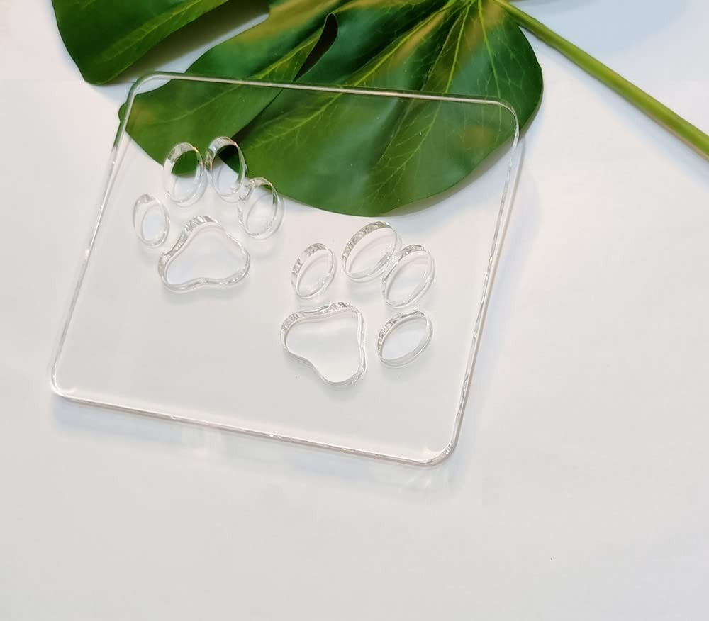 Double Paw Print Router Template, Router Inlay Template,Woodworking Router Te...