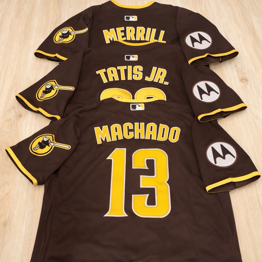 Machado/Tatis Jr./ Merrill San Diego Padres Jerseys! SAME DAY SHIPPING!