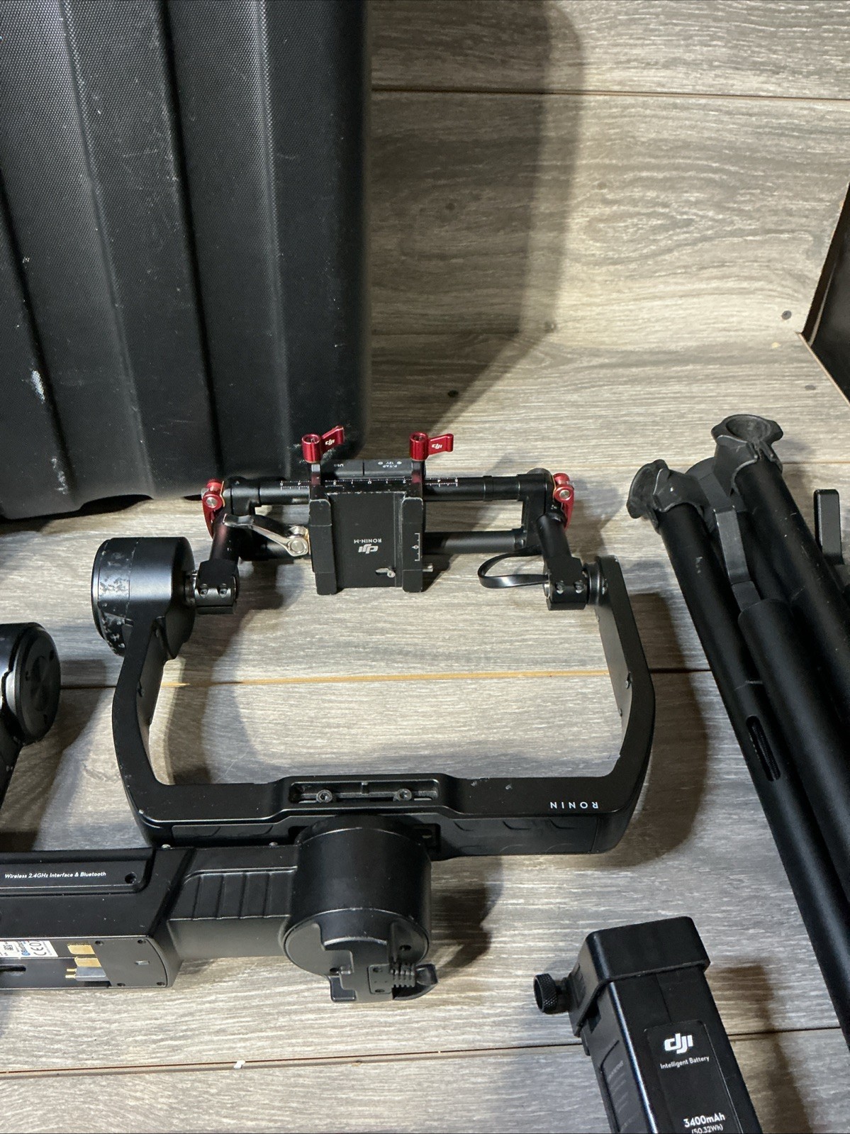 DJI Ronin M Gimbal Camera Stabilizer With Battery Remote Stand - Tested No Chrgr