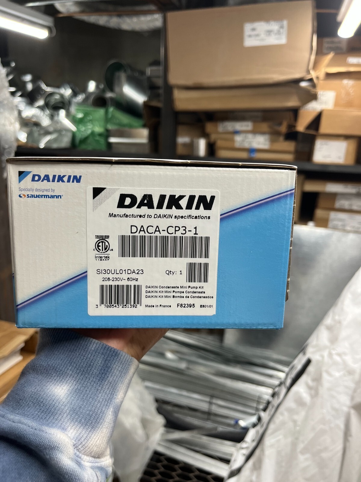 DAIKIN DACA-CP3-1 MINI CONDENSATE REMOVAL PUMP KIT 230V - Brand New in Box