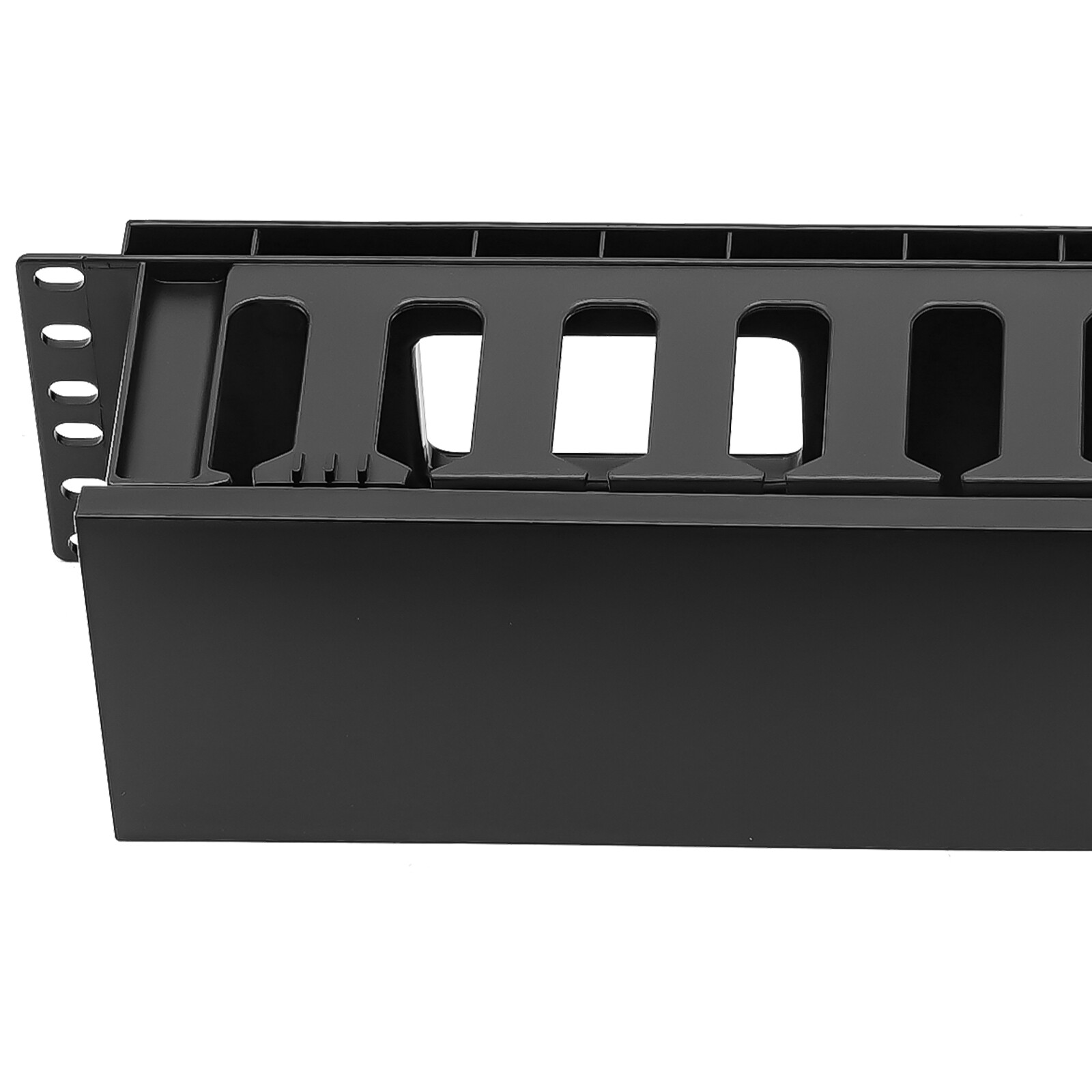 4 Pack Horizontal Rack Mount Cable Management, Cable Organizer, Cable Raceways