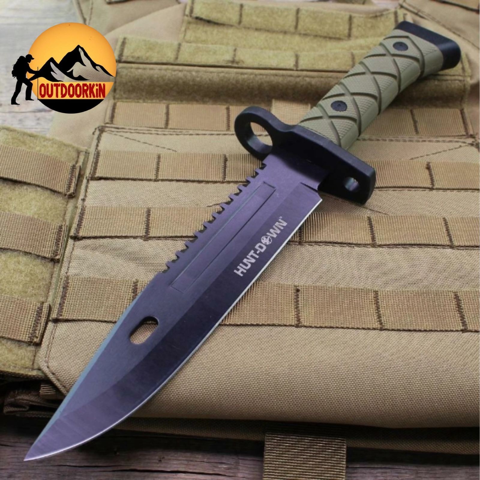 Robust Camping Utility Durable Outdoor + Sheath 13.5"