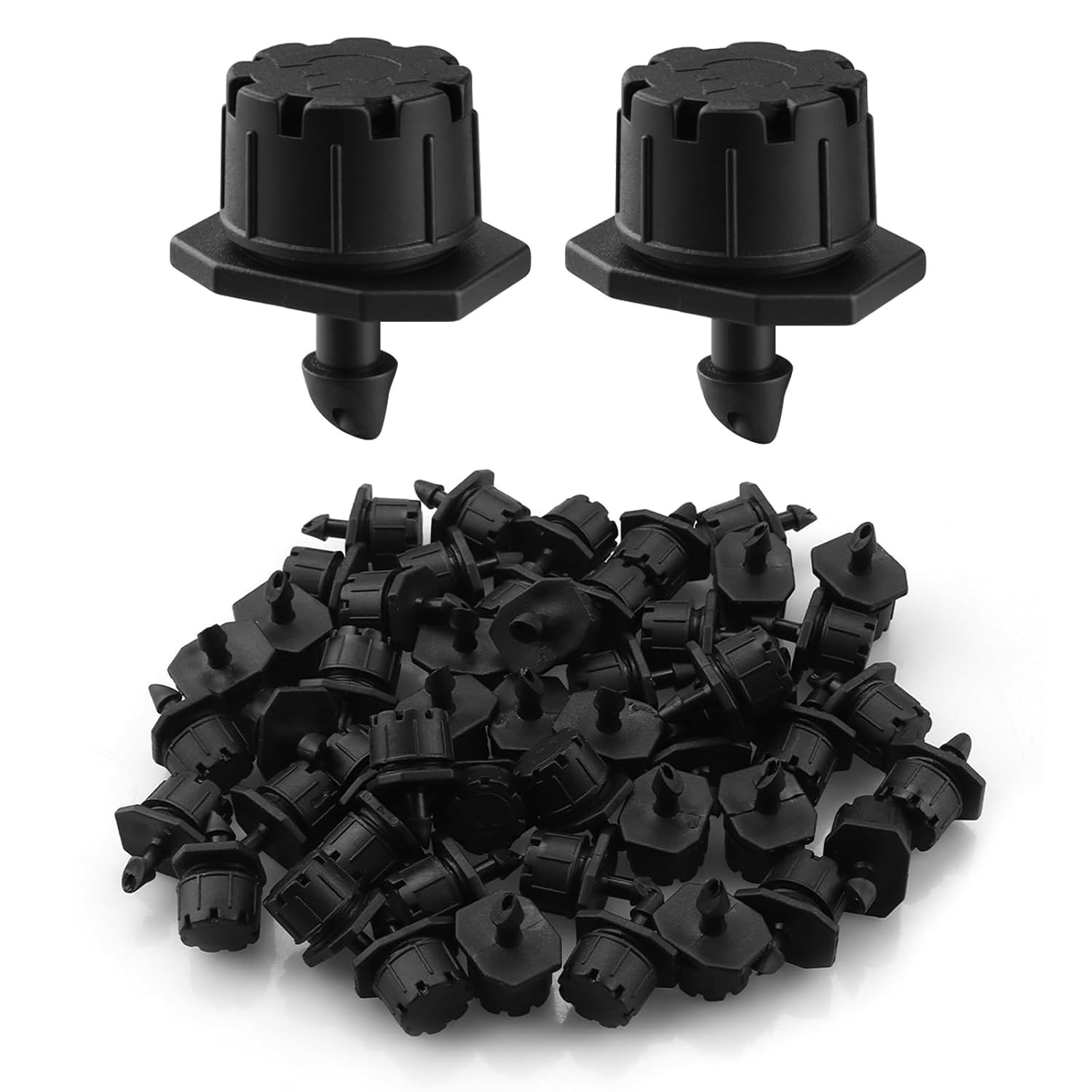 50 Pcs Adjustable Drip Irrigation Emitters for Raindrip 157005B | Adjustable ...