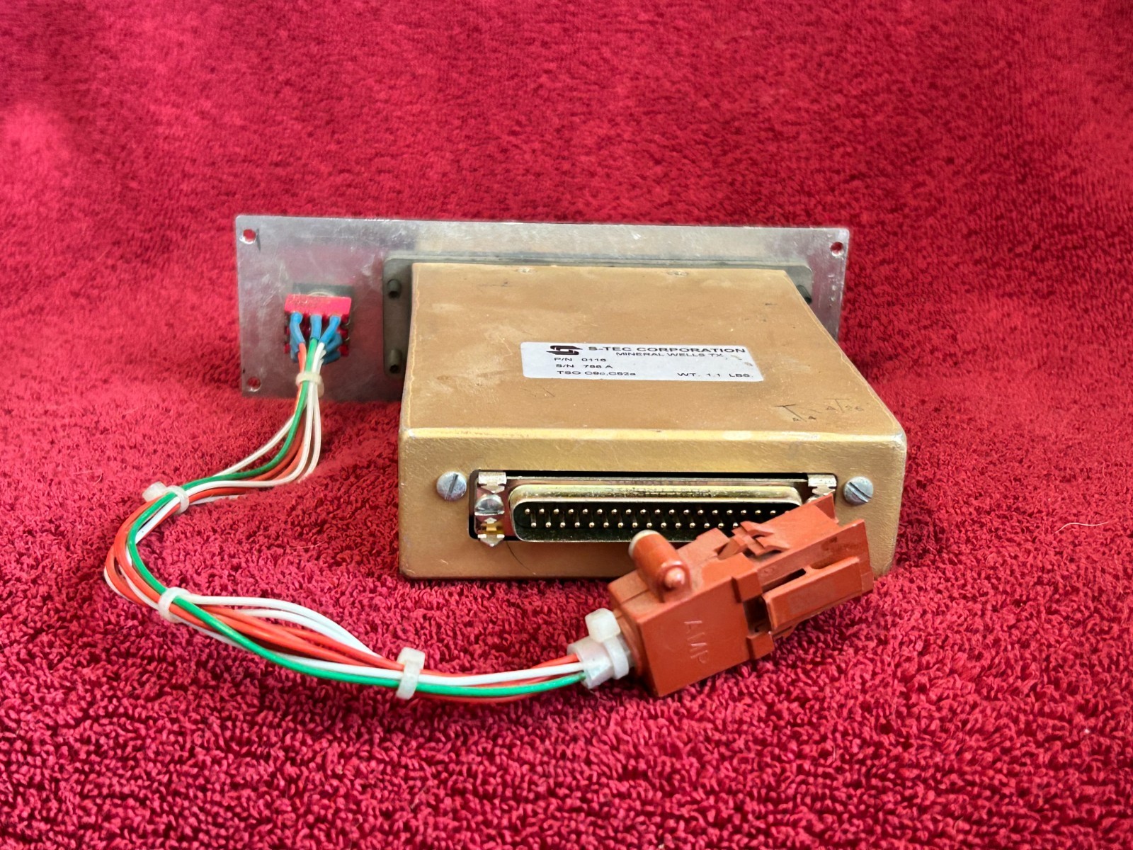 S-TEC PSS PITCH STABILIZATION SYSTEM DISPLAY P/N 0116