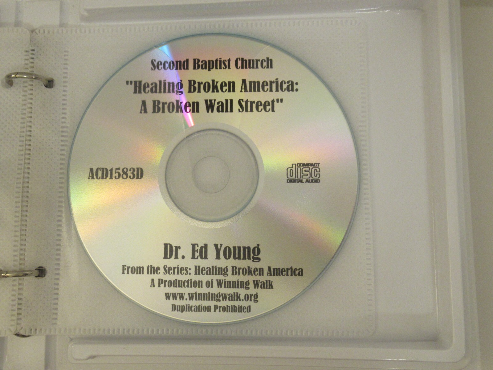 Dr. Ed Young - Healing Broken America (CD) 6-Disc Set