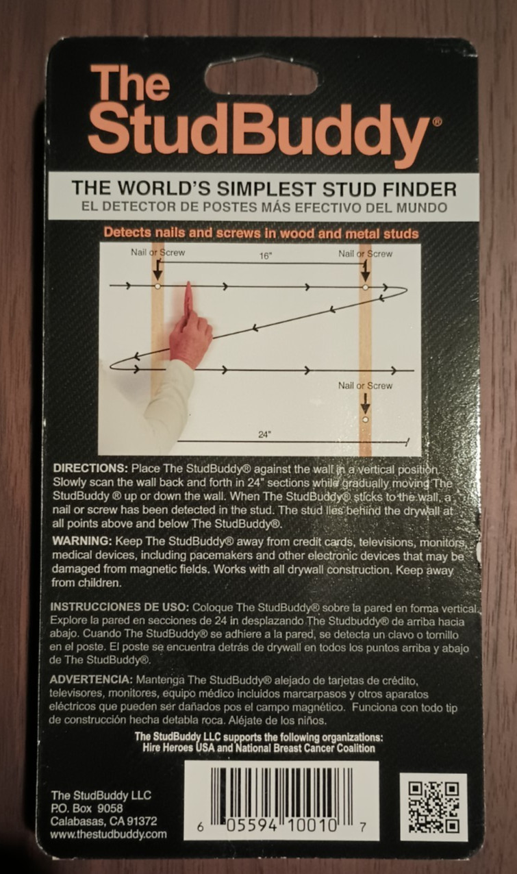 The StudBuddy Magnetic Stud Finder