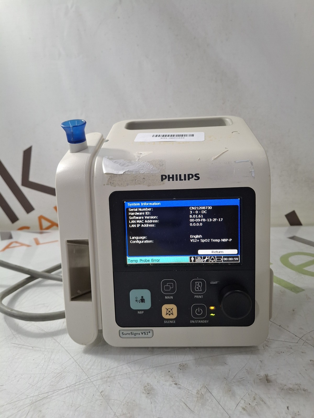 Philips SureSigns VS2+ Vital Signs Monitor