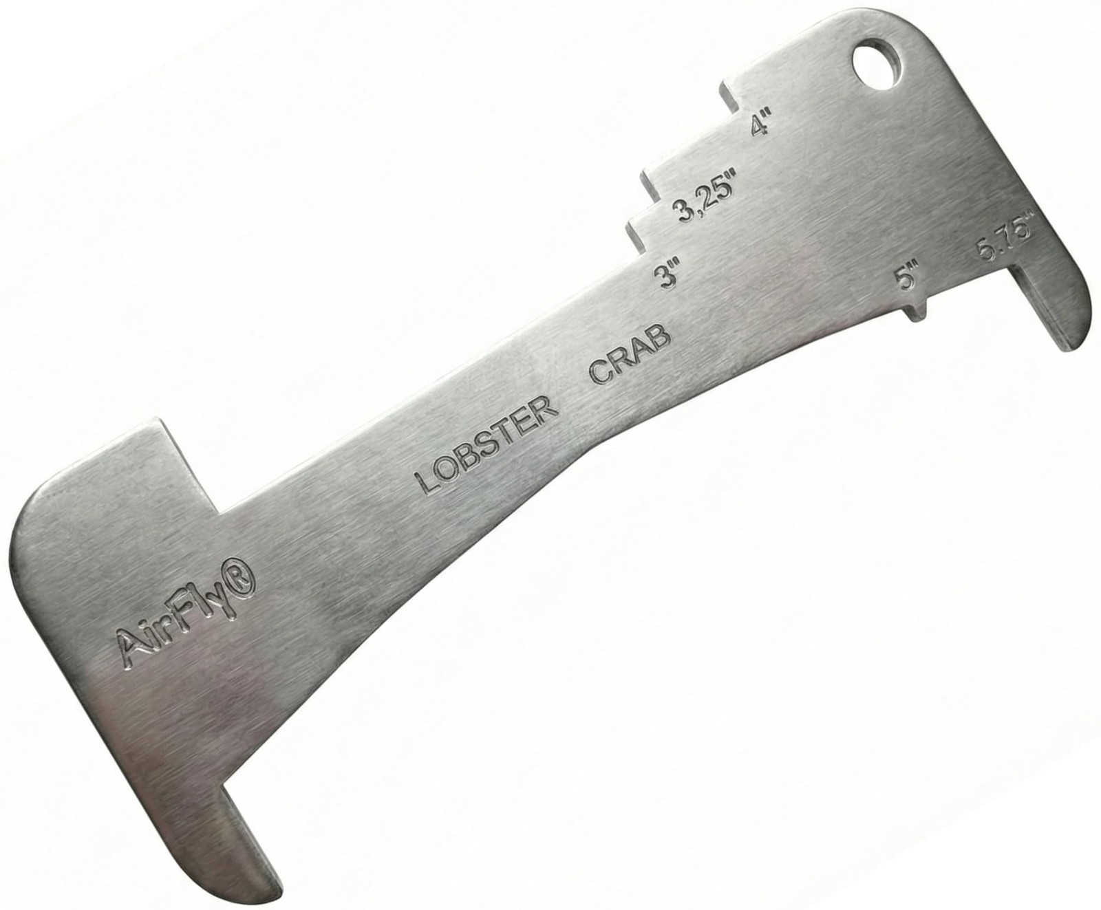 AirFly Aluminum Crab & Lobster Gauge – All-in-One Measuring Tool for