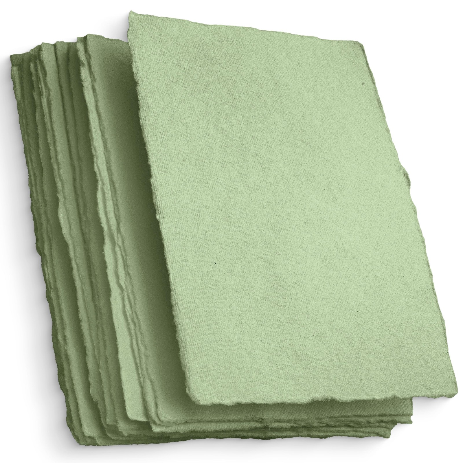 Wanderings A4 Handmade Deckled Edge Cotton Paper - Cold Pressed Texture - Pai...