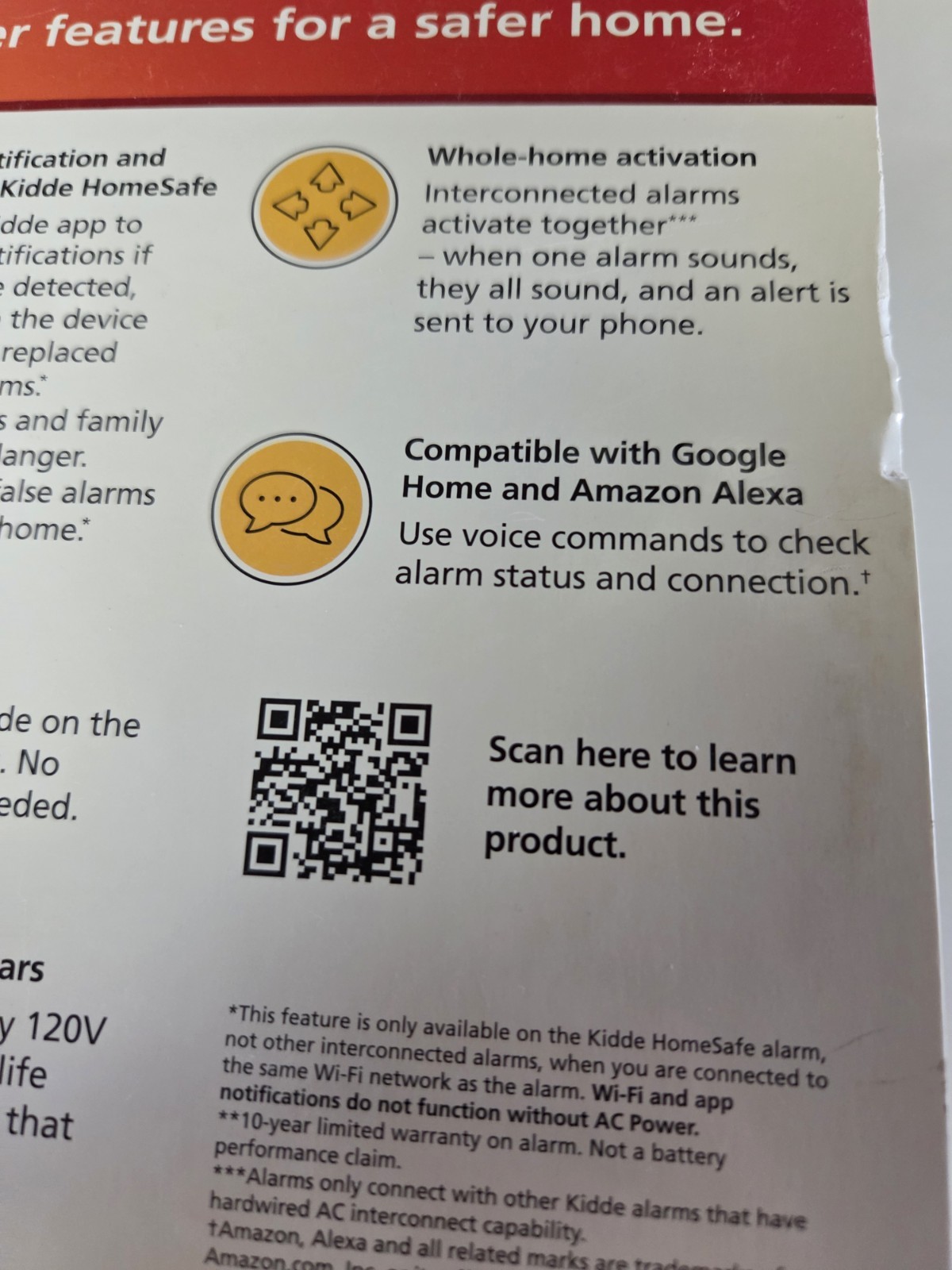 Kiddie Smart Hardwired Wi-Fi Enabled Smoke Detector P4010ACS-WF