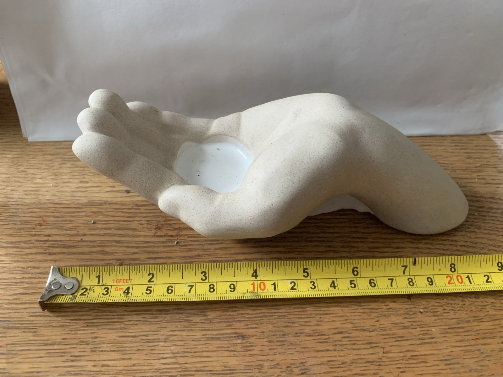 LATEX RUBBER MOLD Candle Holder Hand  YKM-L5129 Length : 8.5”