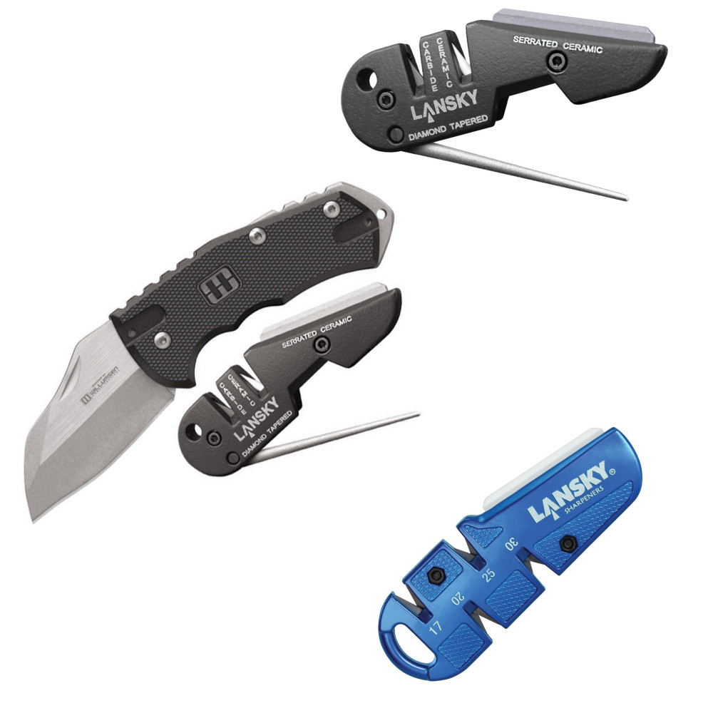 Lansky Tactical Blade Medic Knife Sharpener 4 Sharpeners In One