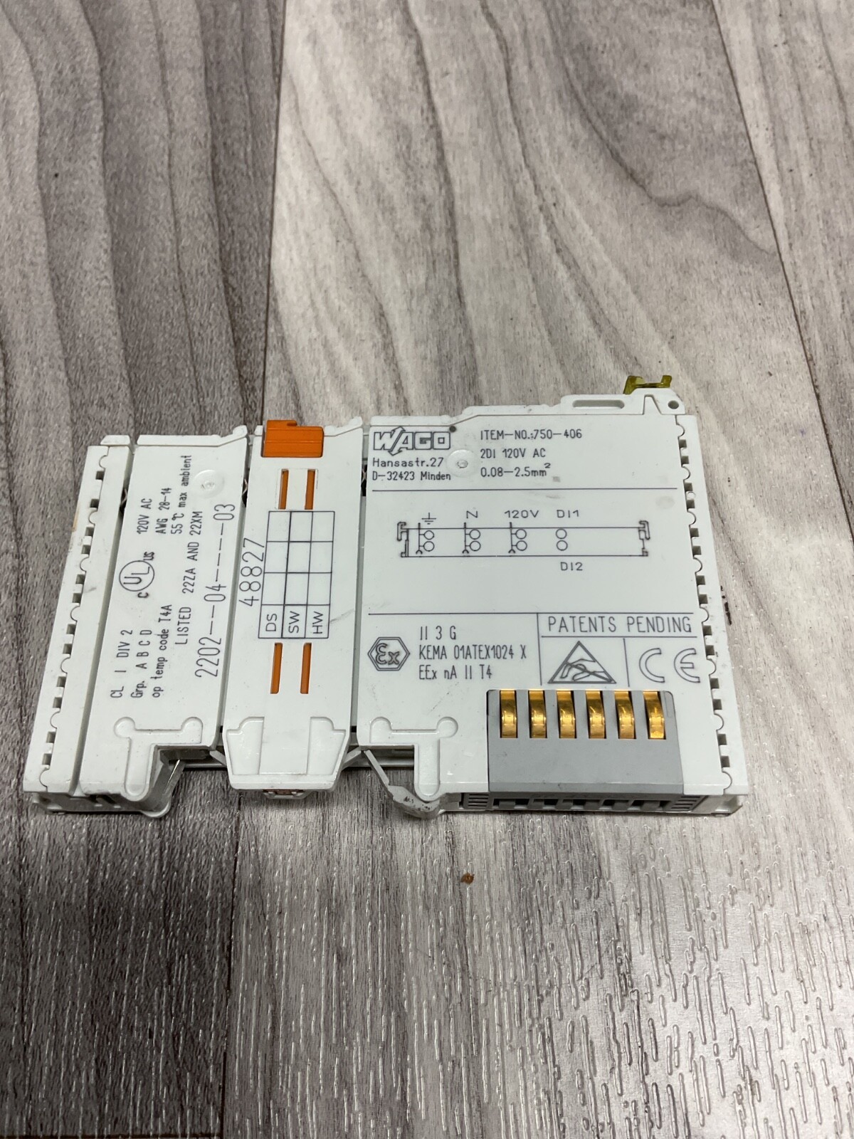 Wago 750-406 Digital Input Module 750406 #4014PT174