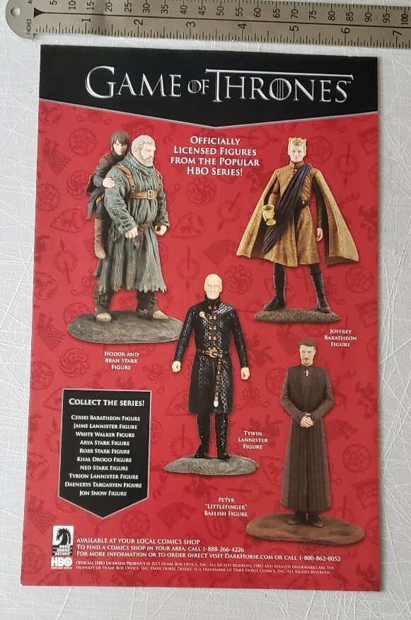 Game Of Thrones Action Figure RARE Print Advertisement