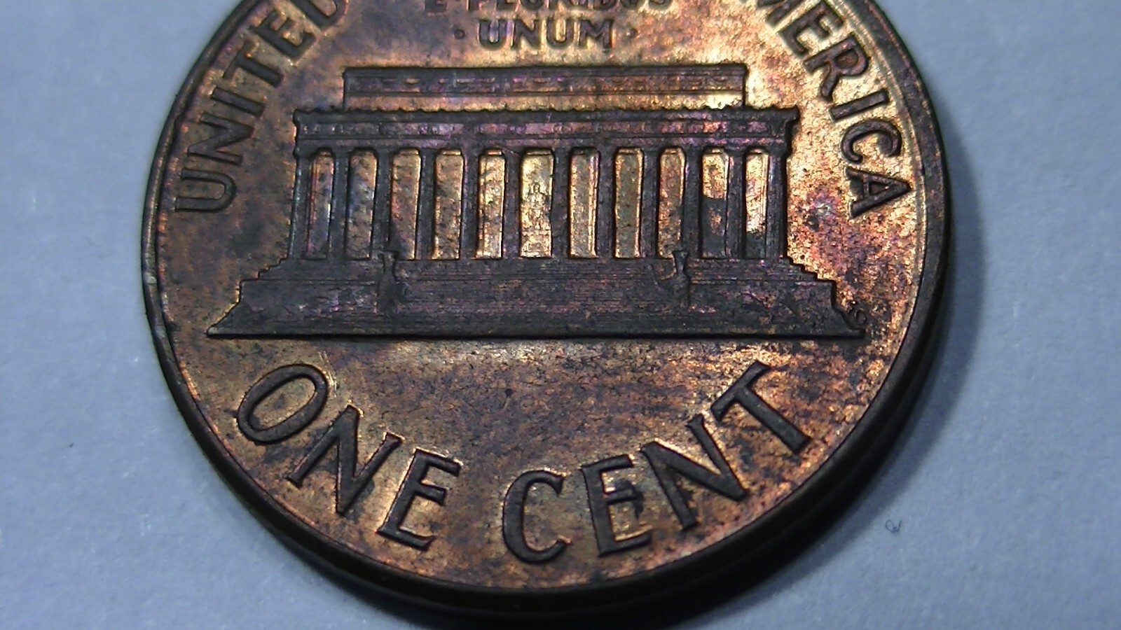 1960 D DENVER DOUBLE DD MINT MARK ERROR LINCOLN MEMORIAL PENNY CENT BOLD NICE!