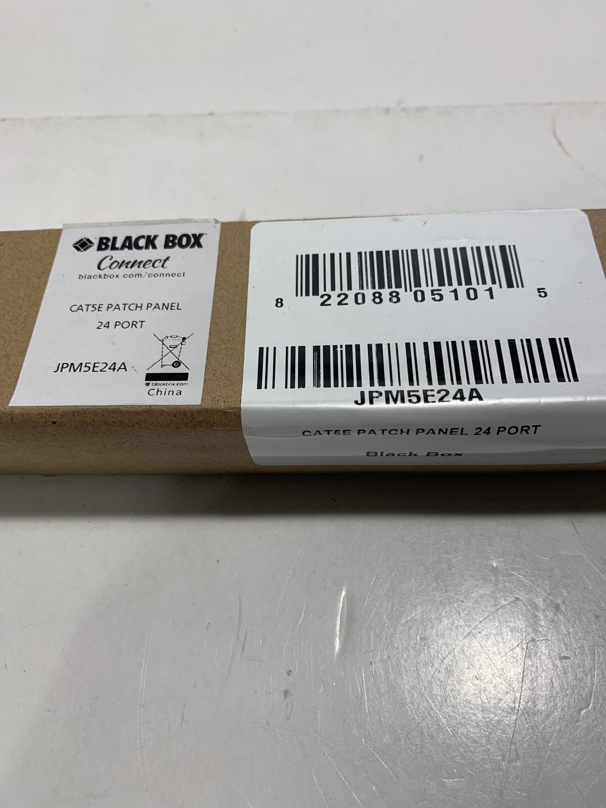 BLACK BOX JPM5E24A CAT5E PATCH PANEL 24 PORT