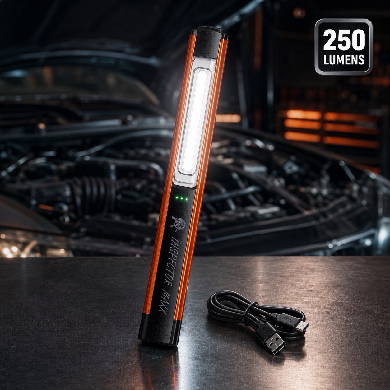 Maxxeon WorkStar Inspector Maxx MXN00440 Rechargeable Work Light 250 Lumens