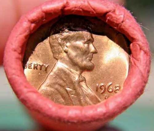 1968-D Uncirculated LINCOLN CENT ROLL 💥💥💥💥💥💥💥💥💥💥💥💥💥💥💥💥