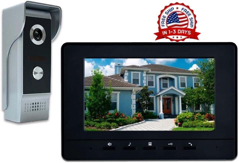 Timbre Doorbell Con Camara Para La Puerta De La Casa Apartamento Con Monitor
