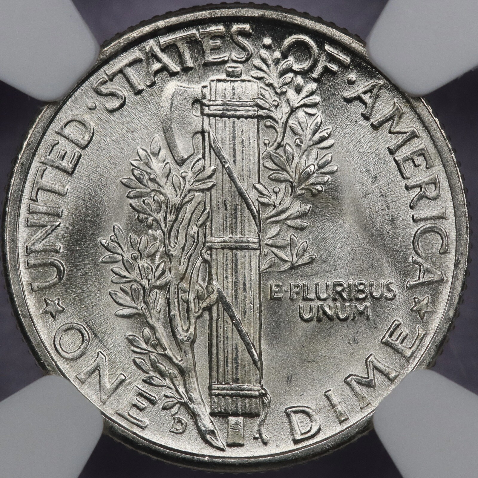 1939-D 10c Mercury Dime - NGC MS 67+ FB