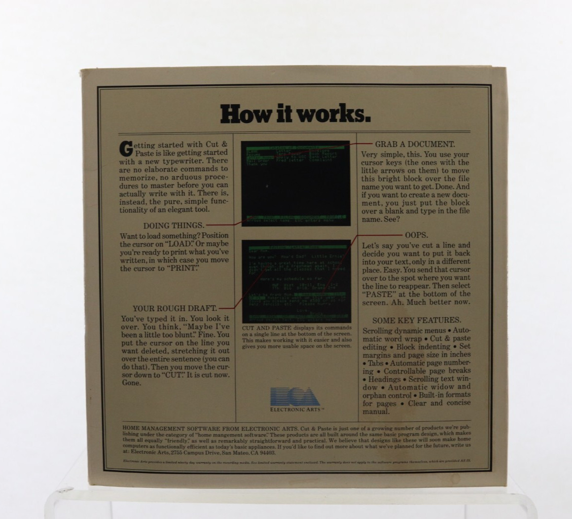 Cut & Paste for Atari Home Computers - 5.25 Media