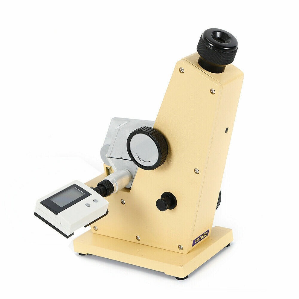 2WAJ Lab Monocular Abbe Refractometer 0-95% Brix Sugar Index Refractometer