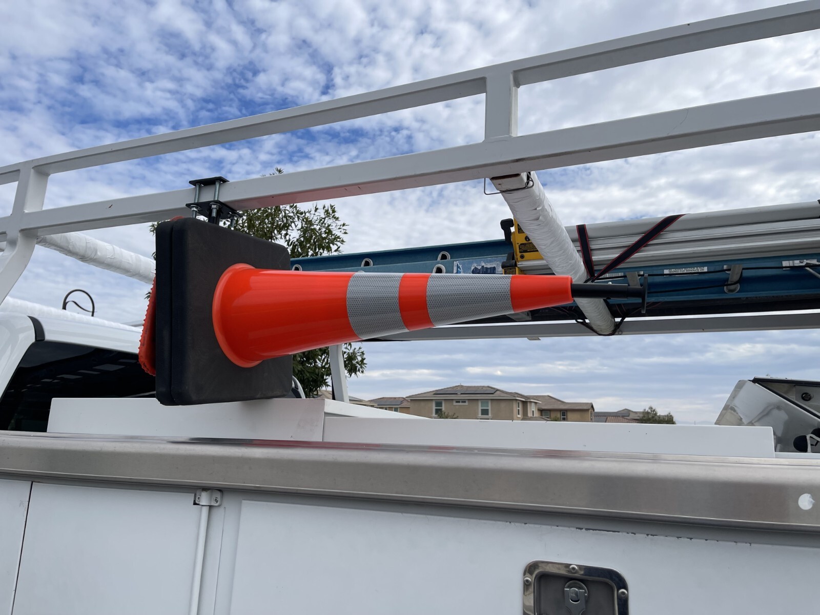 Universal Truck Rack Safety Cone Holder for 18" Safety Cones w/ Square Tubing