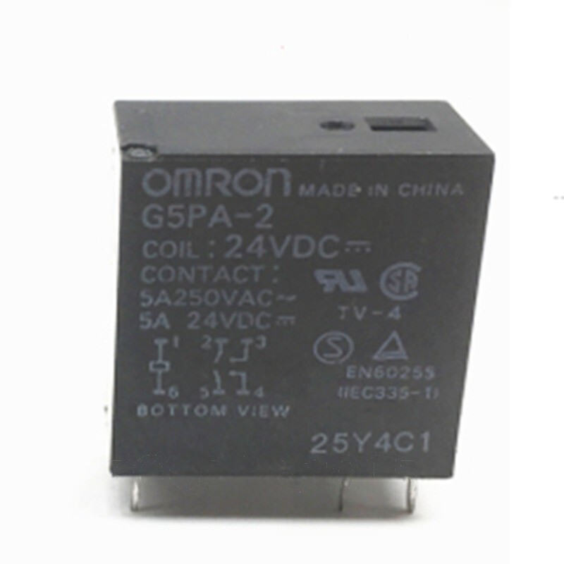 2PCS G5PA-2 24VDC 5A 250VDC 4 PIN G5PA-2 24V NEW