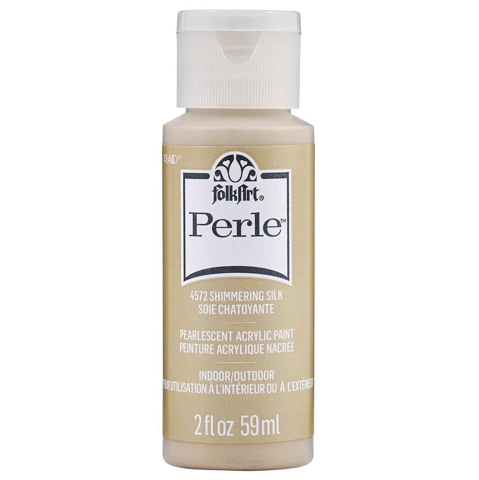 FolkArt Perle Acrylic Paint 2oz-Shimmering Silk - 3 Pack