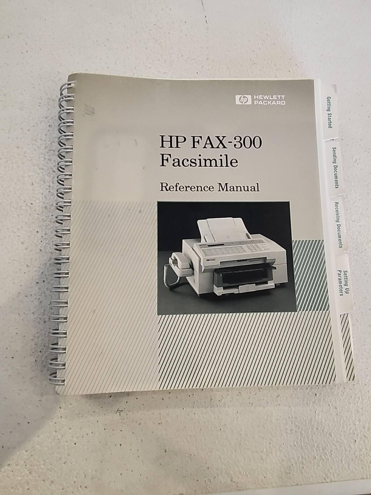 HP FAX-300 Facsimile Machine Reference Manual & Setup Guide - MANUALS ONLY 1991