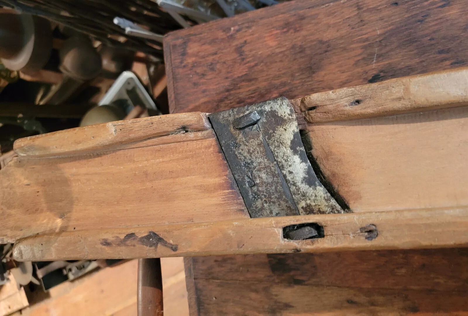 Antique Primitive 1764 Wood Plane