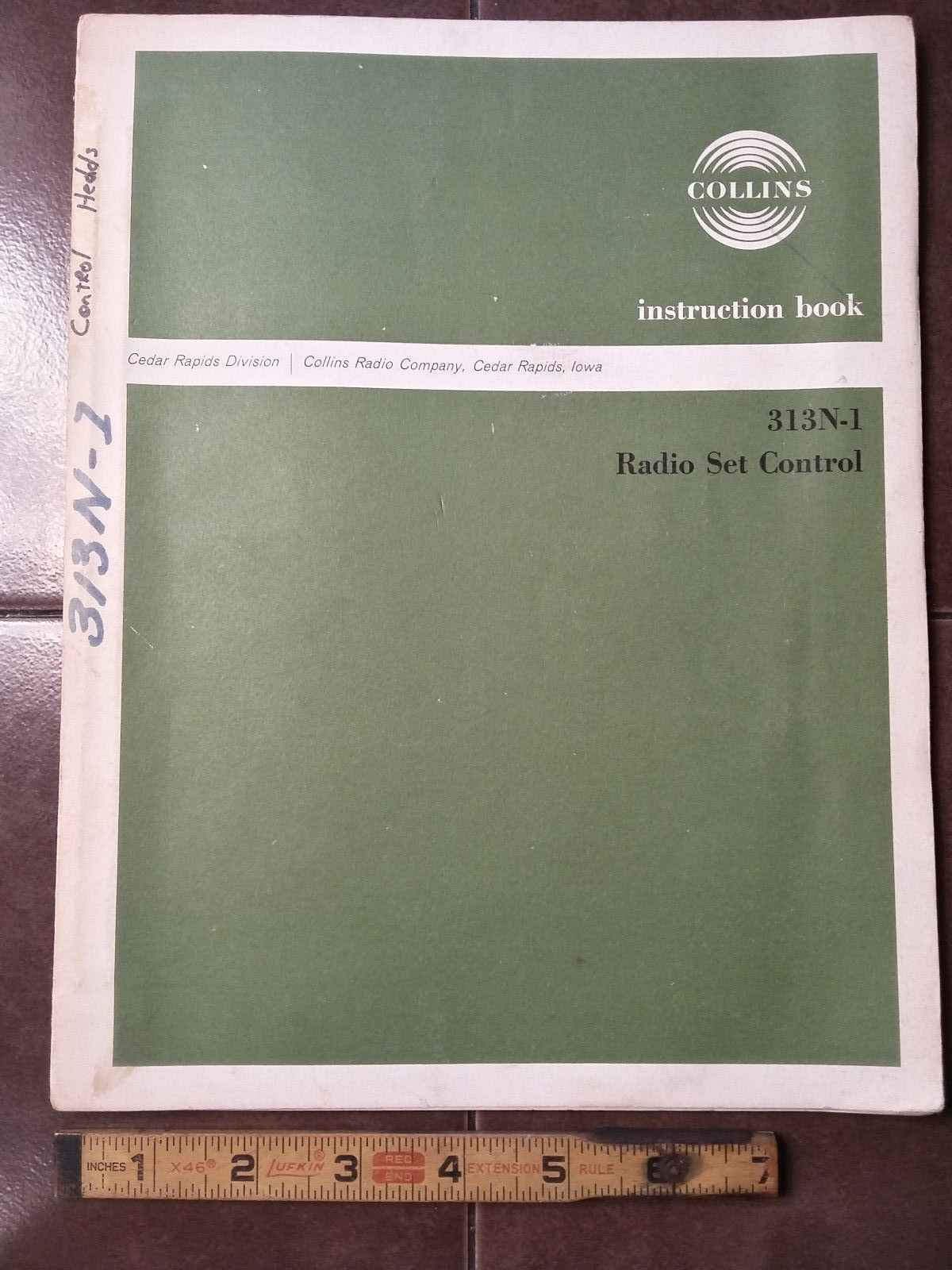 Collins 313N-1 Service manual