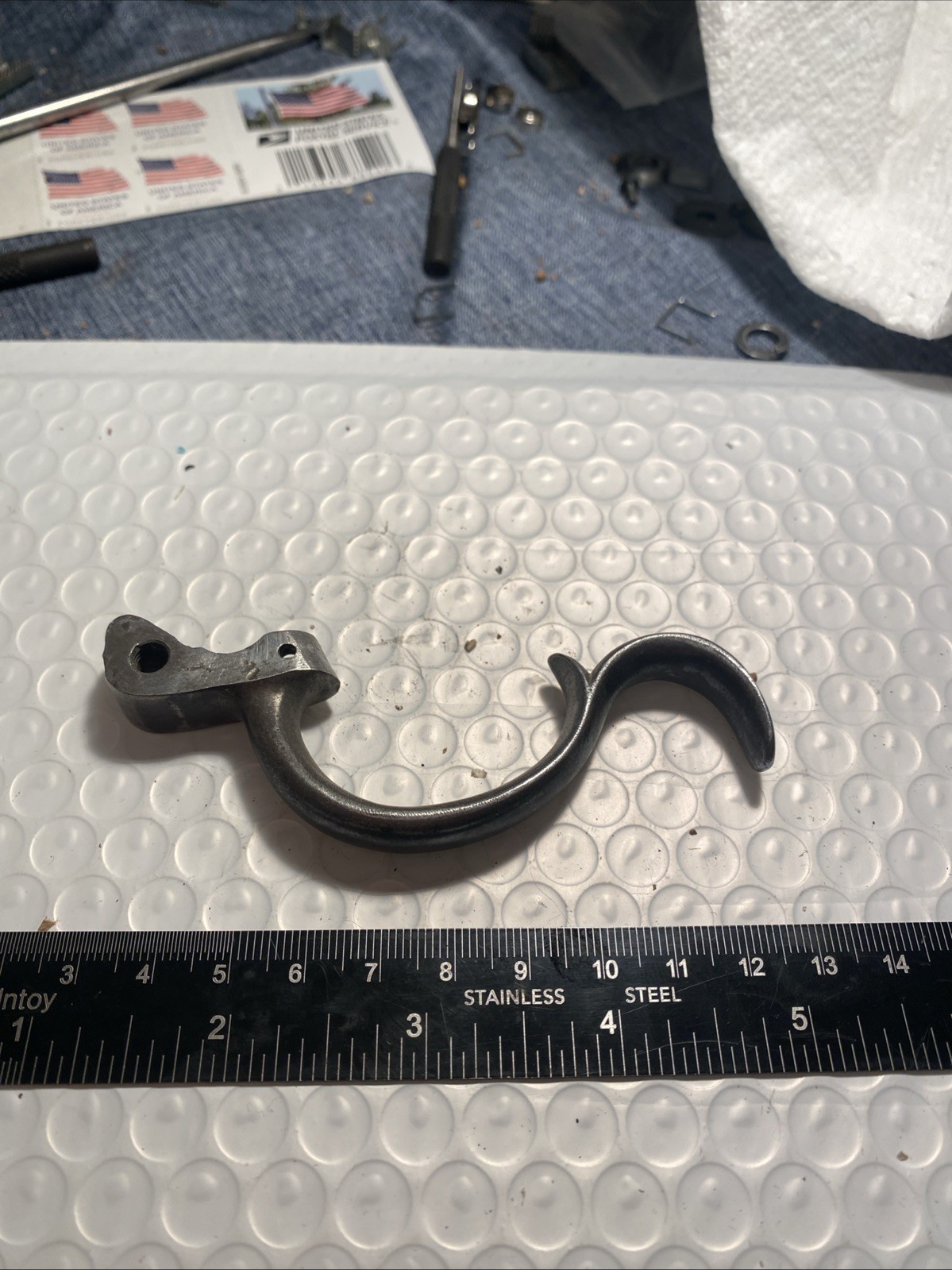 Hopkin  and Allen Falling Block Shotgun Trigger guard.