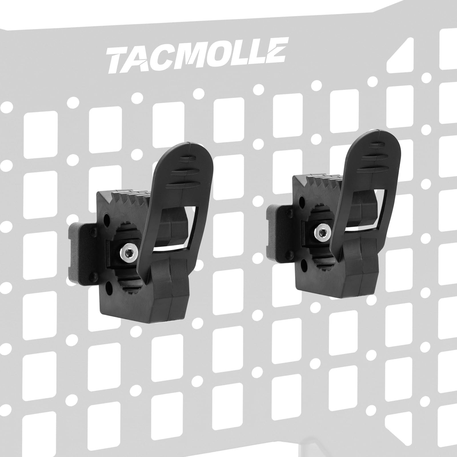 Quick Release Rubber Clamp for MOLLE Panel - MOLLE Accessories Adapter Mount ...