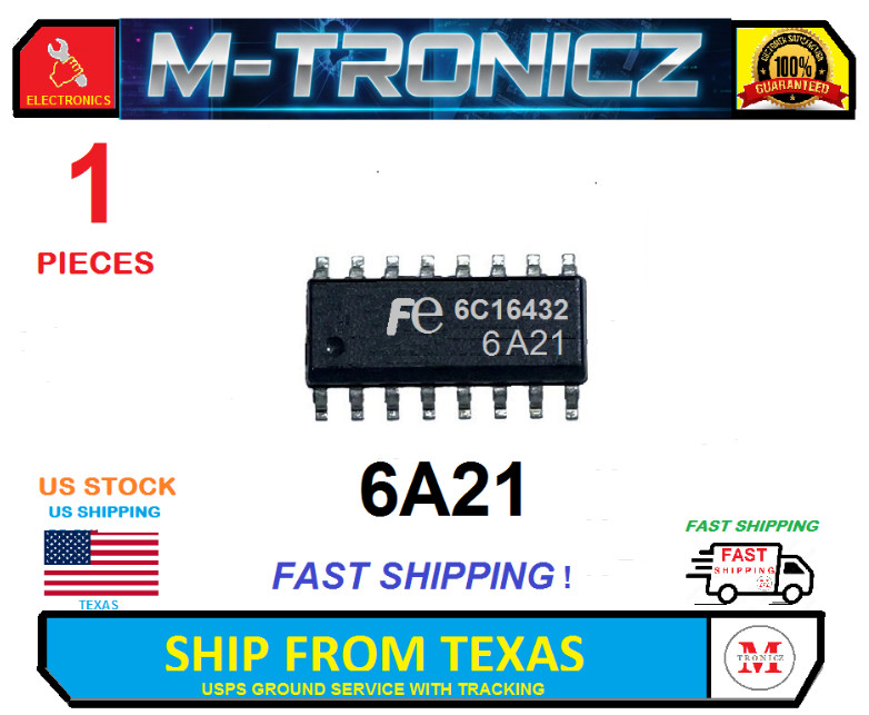 6A21  IC   FA6A21  FA6A21N-C6-L3  SOP-16 Chipset  SHIPS FROM TEXAS