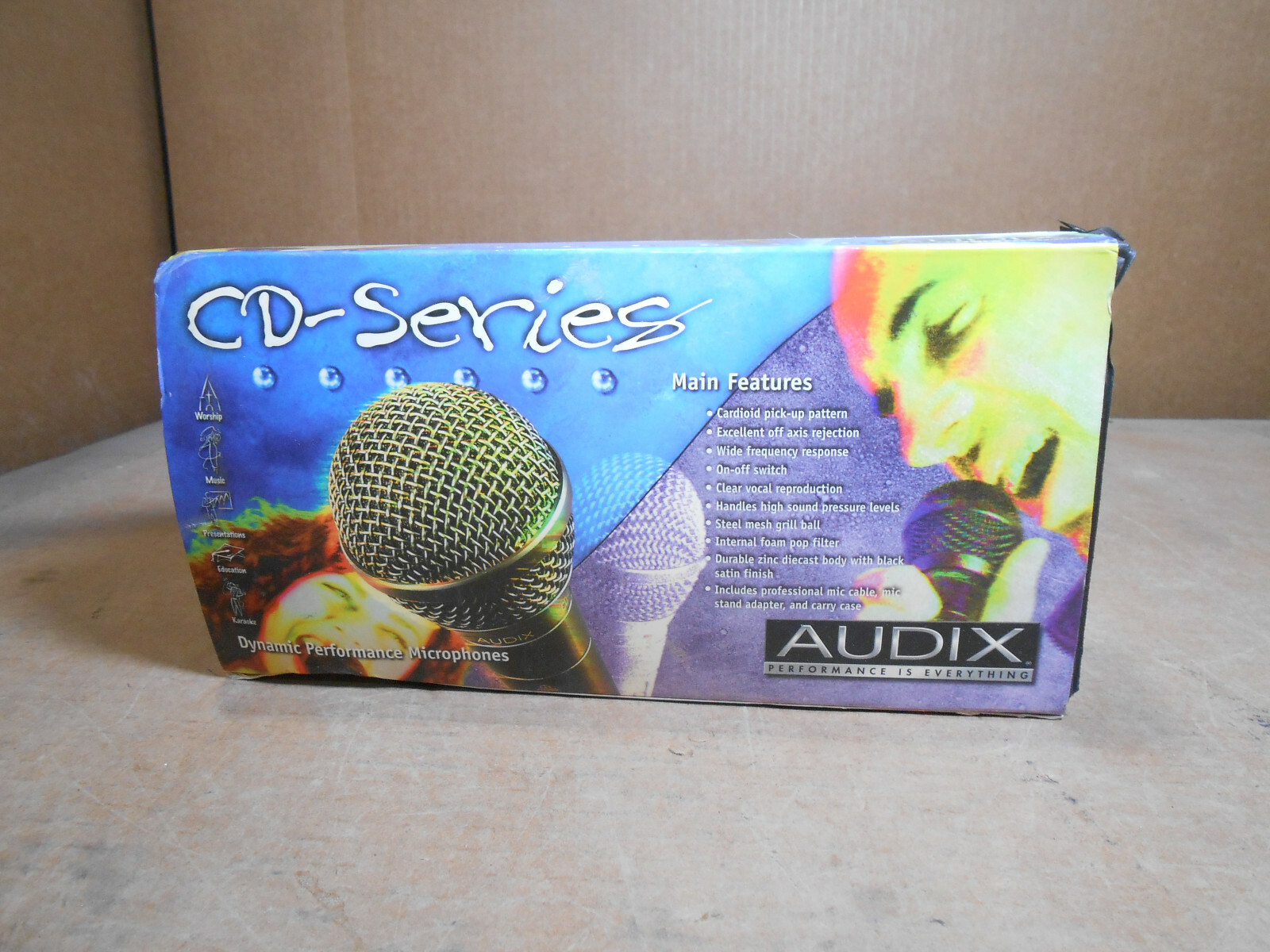 AUDIX MODEL CD-11 CARDIOID PROFESSIONAL DYNAMIC MICROPHONE