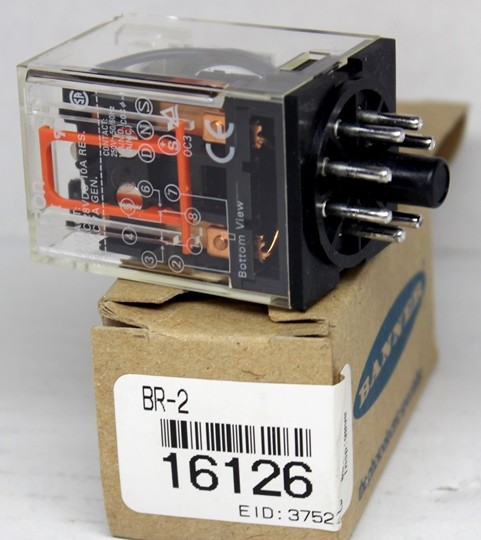 NIB Banner Plug-In Relay # 16126, MK2P-I, with a 12vdc Coil
