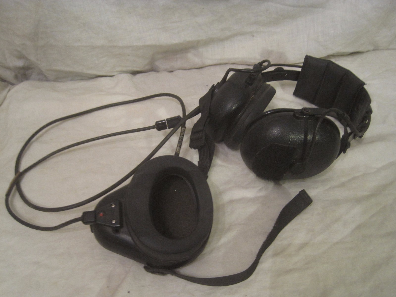 vintage Astrocom 10355-B headset communicator w/ Electro-Voice M169A microphone